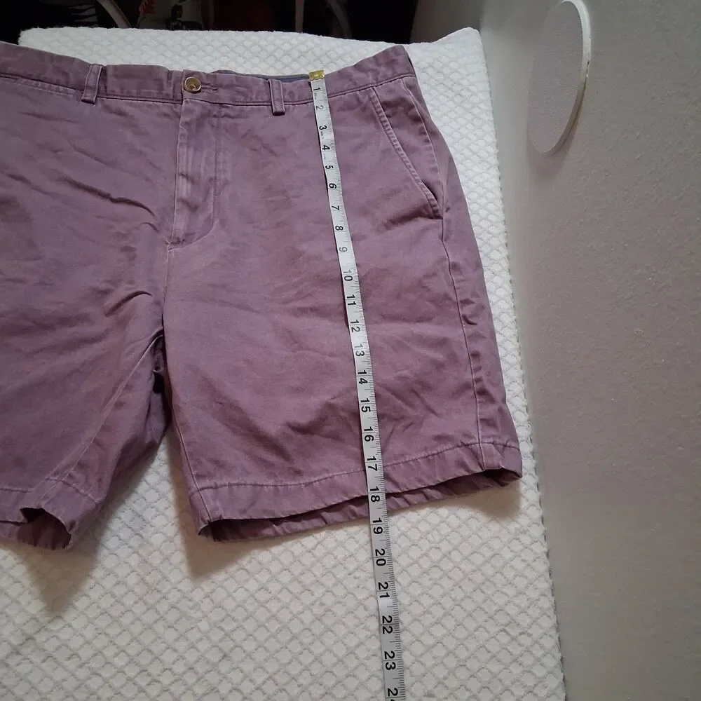 100% Pima Cotton Shorts Mens Sz 36 Luxury Preppy Vacation Travel Summer Boat